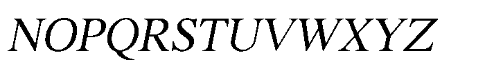 Shree Malayalam 4476 Italic Font UPPERCASE