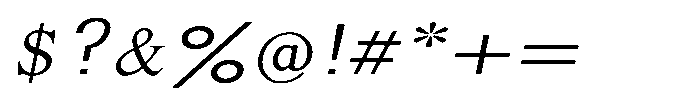 Shree Punjabi 3121 Shree Pun3121 Italic Font OTHER CHARS