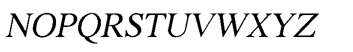 Shree Punjabi 3121 Shree Pun3121 Italic Font UPPERCASE