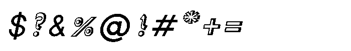 Shree Punjabi 3140 Italic Font OTHER CHARS