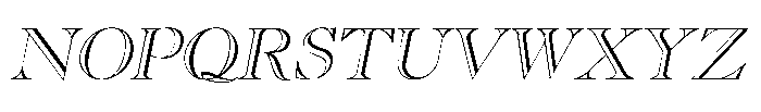 Shree Punjabi 3140 Italic Font UPPERCASE