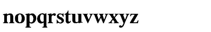 Shree Punjabi 3143 Shree Pun3143 Bold Font LOWERCASE