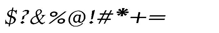 Shree Punjabi 3143 Shree Pun3143 Italic Font OTHER CHARS