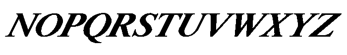 Shree Punjabi 3153 Black Italic Font UPPERCASE