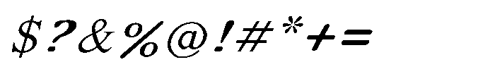 Shree Punjabi 3153 Medium Font OTHER CHARS