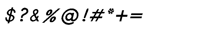 Shree Punjabi 3166 Bold Font OTHER CHARS