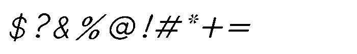 Shree Punjabi 3166 Font OTHER CHARS