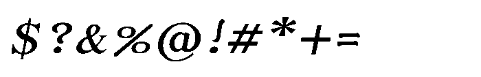 Shree Punjabi 3173 Shree Pun3173 Bold Italic Font OTHER CHARS