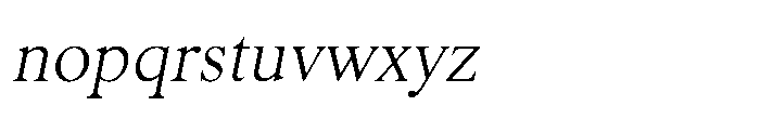 Shree Punjabi 3173 Shree Pun3173 Italic Font LOWERCASE