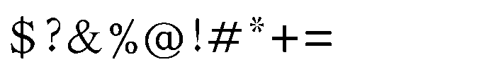 Shree Punjabi 3176 Font OTHER CHARS