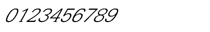 Shree Punjabi 3185 Italic Font OTHER CHARS