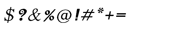 Shree Punjabi 5800 Shree Pun5800 Italic Font OTHER CHARS