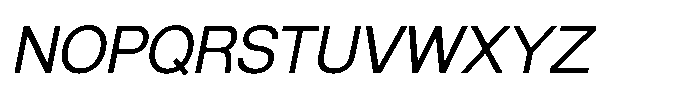 Shree Punjabi 5804 Italic Font UPPERCASE