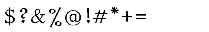 Shree Punjabi 5806 Font OTHER CHARS