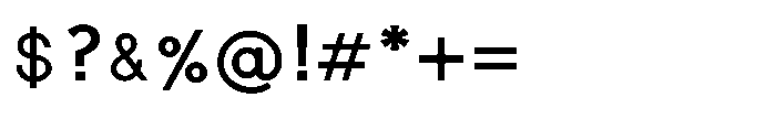 Shree Punjabi 5810 Bold Font OTHER CHARS