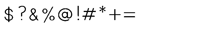 Shree Punjabi 5810 Font OTHER CHARS