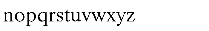 Shree Punjabi 5813 Font LOWERCASE