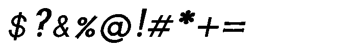 Shree Punjabi 5815 Shree Pun5815 Bold Italic Font OTHER CHARS