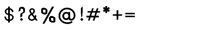 Shree Punjabi 5819 Bold Font OTHER CHARS