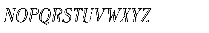 Shree Punjabi 5823 Italic Font UPPERCASE