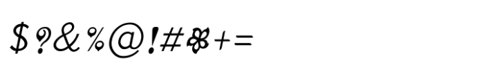 Shree Tamil 1309 Italic Font OTHER CHARS