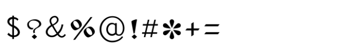 Shree Tamil 1391 Regular Font OTHER CHARS