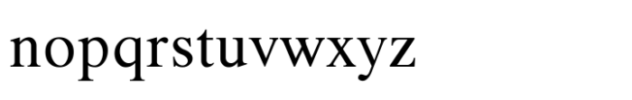 Shree Tamil 2815 Regular Font LOWERCASE