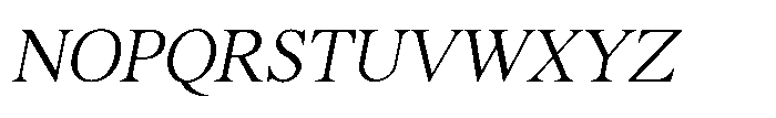 Shree Tamil 2849 Italic Font UPPERCASE
