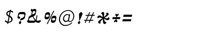 Shree Tamil 3808 Italic Font OTHER CHARS