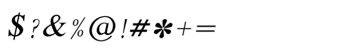 Shree Tamil 5424 Italic Font OTHER CHARS