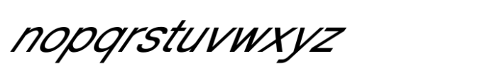 Shree Tamil 6322 Italic Font LOWERCASE