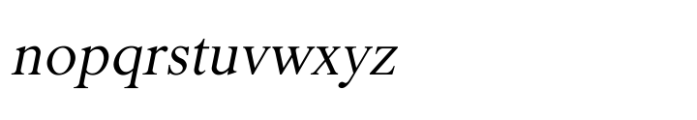 Shree Telugu 1614 Italic Font LOWERCASE