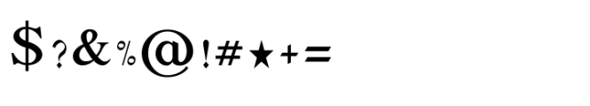 Shree Telugu 1620 Regular Font OTHER CHARS