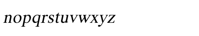 Shree Telugu 1648 Italic Font LOWERCASE