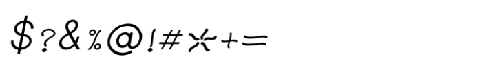Shree Telugu 1654 Italic Font OTHER CHARS