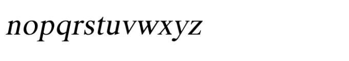 Shree Telugu 1661 Italic Font LOWERCASE