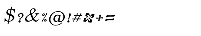 Shree Telugu 1662 Italic Font OTHER CHARS