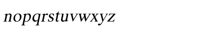 Shree Telugu 1662 Italic Font LOWERCASE