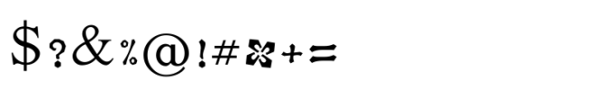Shree Telugu 1662 Regular Font OTHER CHARS