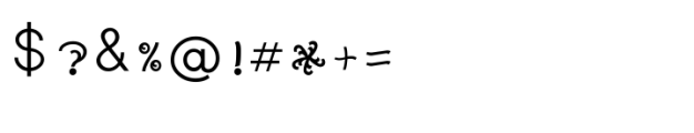 Shree Telugu 1667 Regular Font OTHER CHARS