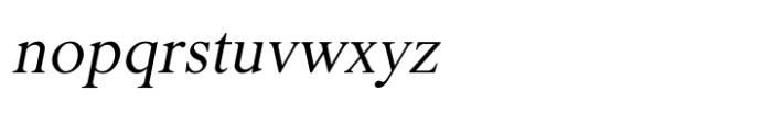 Shree Telugu 1681 Italic Font LOWERCASE