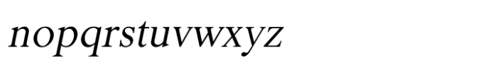 Shree Telugu 1695 Italic Font LOWERCASE