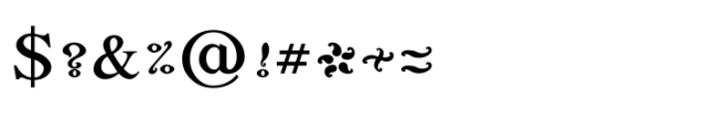 Shree Telugu 2668 Regular Font OTHER CHARS