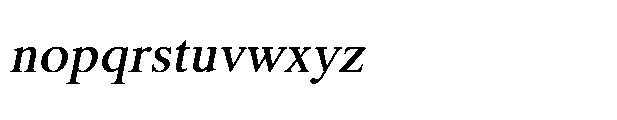 Shree Telugu 4788 Black Italic Font LOWERCASE