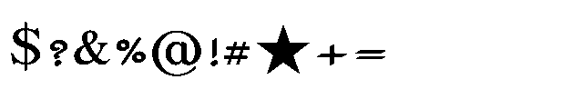 Shree Telugu 4788 Black Font OTHER CHARS