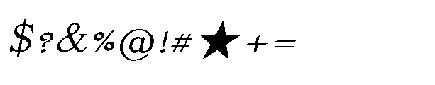 Shree Telugu 4788 Bold Italic Font OTHER CHARS