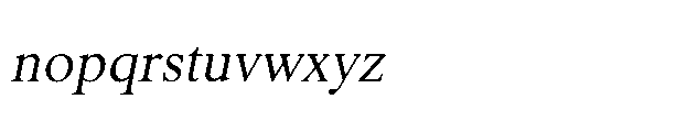 Shree Telugu 4788 Bold Italic Font LOWERCASE