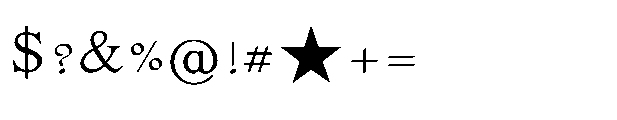 Shree Telugu 4788 Regular Font OTHER CHARS