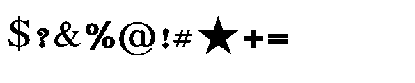 Shree Telugu 5500 Bold Font OTHER CHARS