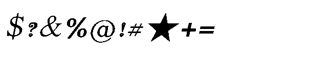 Shree Telugu 5500 Medium Ital Font OTHER CHARS